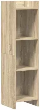 vidaXL B&uuml;cherregal Sonoma-Eiche 30x30x111cm Holzwerkstoff
