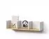 Livinity Wandregal Lorena weiß/Goldkraft Eiche 90x20cm (800001202009)