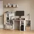Livinity Wandregal Lorena weiß/Goldkraft Eiche 90x20cm (800001202009)