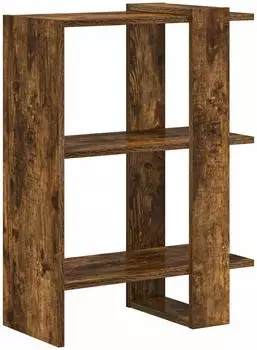 vidaXL B&uuml;cherregal 2 Ebenen ger&auml;ucherte Eiche 52x25x71,5cm (892403)