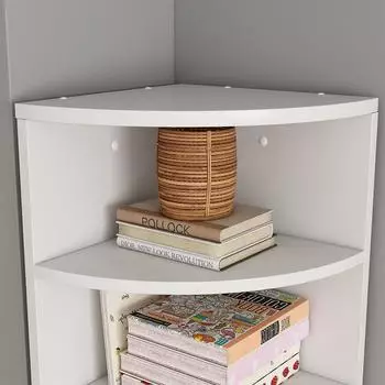 VICCO Fabienne Eckregal 3 F&auml;cher, wei&szlig;, 30x60cm (40285)
