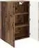 vidaXL Wandschrank Holzwerkstoff, Altholz-Optik, 66x34,5x90cm (898913)