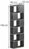 VICCO Eneos Raumteiler anthrazit/Eiche 60x186cm (55630)