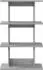vidaXL Wandregal mit Wandhalterung Sonoma grau 56x20x90cm (8012073)