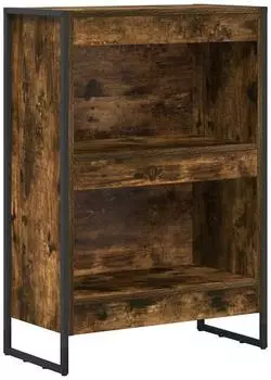 vidaXL B&uuml;cherregal Holzwerkstoff Raucharbe 60x30x86,5cm