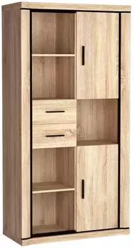 Masseno Malaga B&uuml;cherregal Sonoma Eiche 97x45x192cm (800001796148)