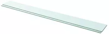 vidaXL Regalb&ouml;den 2 Stk. Glas transparent 110x12cm (3051587)