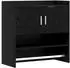 vidaXL Wandregal schwarze Eiche 80x36x80cm (8011380)