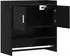 vidaXL Wandregal schwarze Eiche 80x36x80cm (8011380)