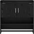 vidaXL Wandregal schwarze Eiche 80x36x80cm (8011380)
