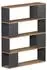 VICCO Eneos Raumteiler anthrazit/Goldkraft Eiche, 100x124,5cm (55644)