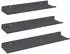 vidaXL Schwebendes Wandregal 3-tlg. anthrazit 40x9x2,5cm Stahl (8003932)