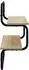 vidaXL Wandregal 2-stufig Sonoma-Eiche 60x24,5x61cm