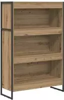 vidaXL B&uuml;cherregal 80 x 30 x 121 cm Holzwerkstoff Kunsthandwerk Eiche