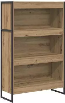 vidaXL B&uuml;cherregal Holzwerkstoff Kunsthandwerk Eiche 80x30x121cm (886419)