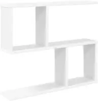 vidaXL Wandregal Wei&szlig; 60 x 12 x 50,5 cm Holzwerkstoff