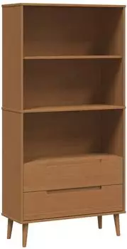 vidaXL MOLDE B&uuml;cherregal massives Kiefernholz 85x35x170,5cm (42020943)