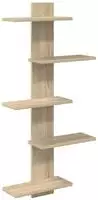 vidaXL Wandregal Sonoma-Eiche 48,5 x 15 x 101 cm Holzwerkstoff