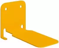 vidaXL Unsichtbares Schwimmendes Regal 24 stk. Senfgelb
