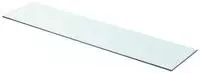 vidaXL Regalboden Glas Transparent 90x20 cm