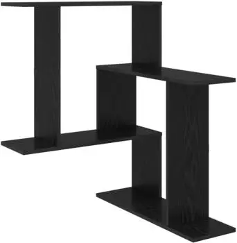 vidaXL Wandregal schwarze Eiche 67x67x87cm Holzwerkstoff (8012221)