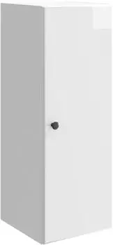 vidaXL Wandschrank Holzwerkstoff hochglanz weiß 33x34,5x90cm (899099)