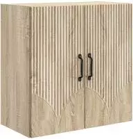 vidaXL Wandschrank 59 x 31 x 60 cm Holzwerkstoff Sonoma-Eiche