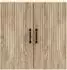 vidaXL Wandschrank Holzwerkstoff Sonoma-Eiche 59x31x60cm