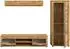 ebuy24 Jam Wohnwand 3-tlg., Eiche Wotan, 235x159x35cm (61-X8BM9W03)