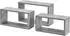 en.casa Mandal Wandregal-Set 3-teilig, Betonoptik (800000475519)