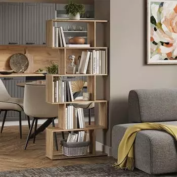 VICCO Levio Raumteiler Sonoma, 70x164,1cm, 5 Fächer (56318)