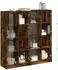vidaXL Bücherschrank mit Türen Räuchereiche 136x37x142cm (3206521)