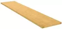 vidaXL Wandregal 100x20x1,5 cm Bambus