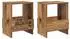 vidaXL Magazinregal 2 Stk. Altholz 35x30x45cm