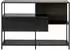 Actona Seaford Standregal Stahl matt schwarz, 114x35x78cm (46163324-0)
