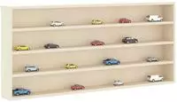 vidaXL Wanddisplay-Case Wandhalterung Beige 80 x 8,5 x 36 cm