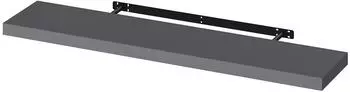 Woltu Schweberegal 110x22,9x3,8cm MDF dunkelgrau (RG9316dgr)