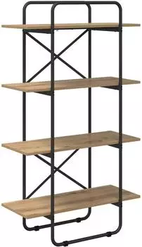 vidaXL Bücherregal 4 Ebenen, 80x35x140cm, Artisan-Eiche