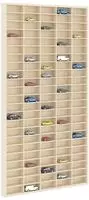 vidaXL Wanddisplay-Case Wandhalterung Beige 50 x 4,5 x 96 cm
