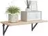 vidaXL Wandregalhalterungen 2 Stk. antikbraun 14,5x14,5x3cm Stahl