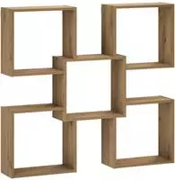 vidaXL Wandregal Artisan-Eiche 99,5 x 17 x 91 cm Holzwerkstoff