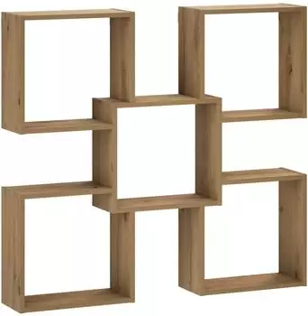 vidaXL Wandregal Artisan-Eiche 99,5x17x91cm Holzwerkstoff
