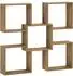 vidaXL Wandregal Artisan-Eiche 99,5x17x91cm Holzwerkstoff