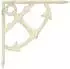 vidaXL Wandregalhalterungen 12 Stk. antik weiß 14,5x14,5x3,5cm (42038906)