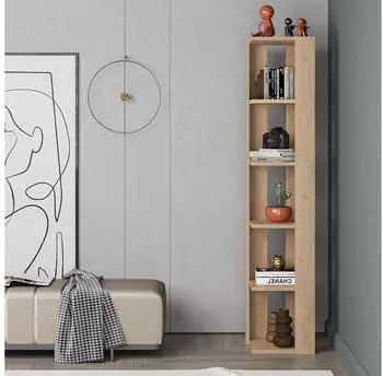 Decortie Nati Eckb&uuml;cherregal 5 B&ouml;den, Eiche, 34x161cm