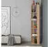 Decortie Nati Eckbücherregal 5 Böden, Eiche, 34x161cm