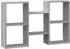 vidaXL Wandregal Sonoma-Grau 96x18x60cm Holzwerkstoff