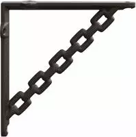 vidaXL Wandregalhalterungen 12 stk. Antikbraun 14,5 x 14,5 x 3 cm