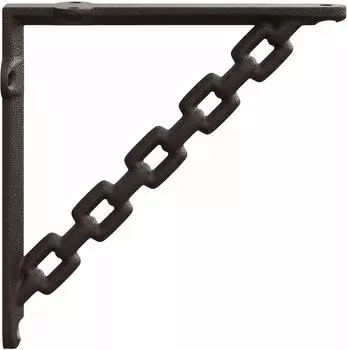 vidaXL Wandregalhalterungen antikbraun, 12er-Set (42038925)