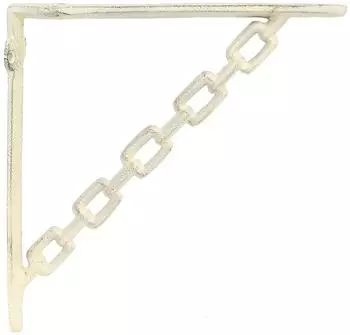vidaXL Wandregalhalterungen antikwei&szlig;, 14,5x14,5x3cm, 12 Stk. (42038924)